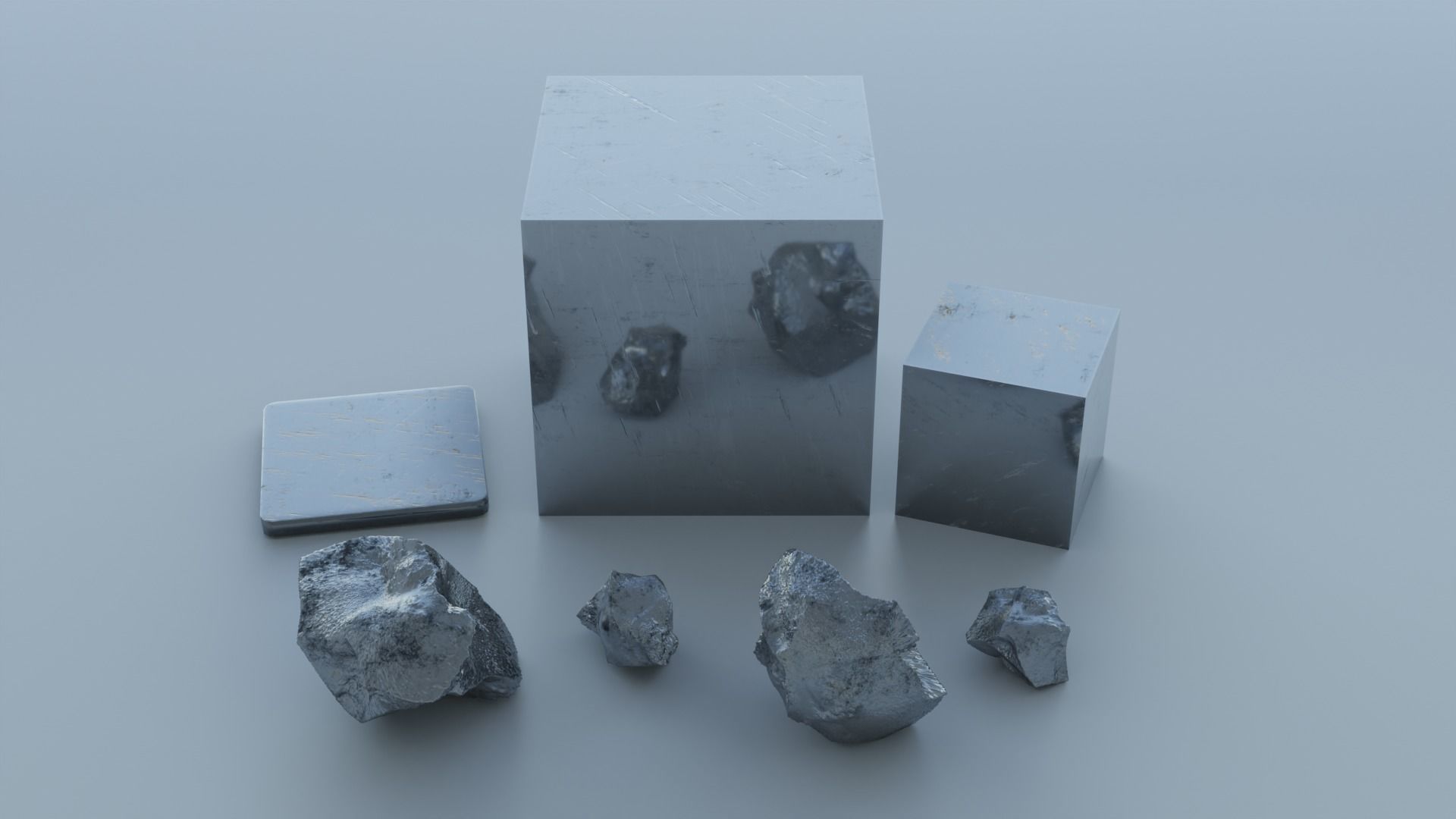 Procedural Chromium 3D model_7