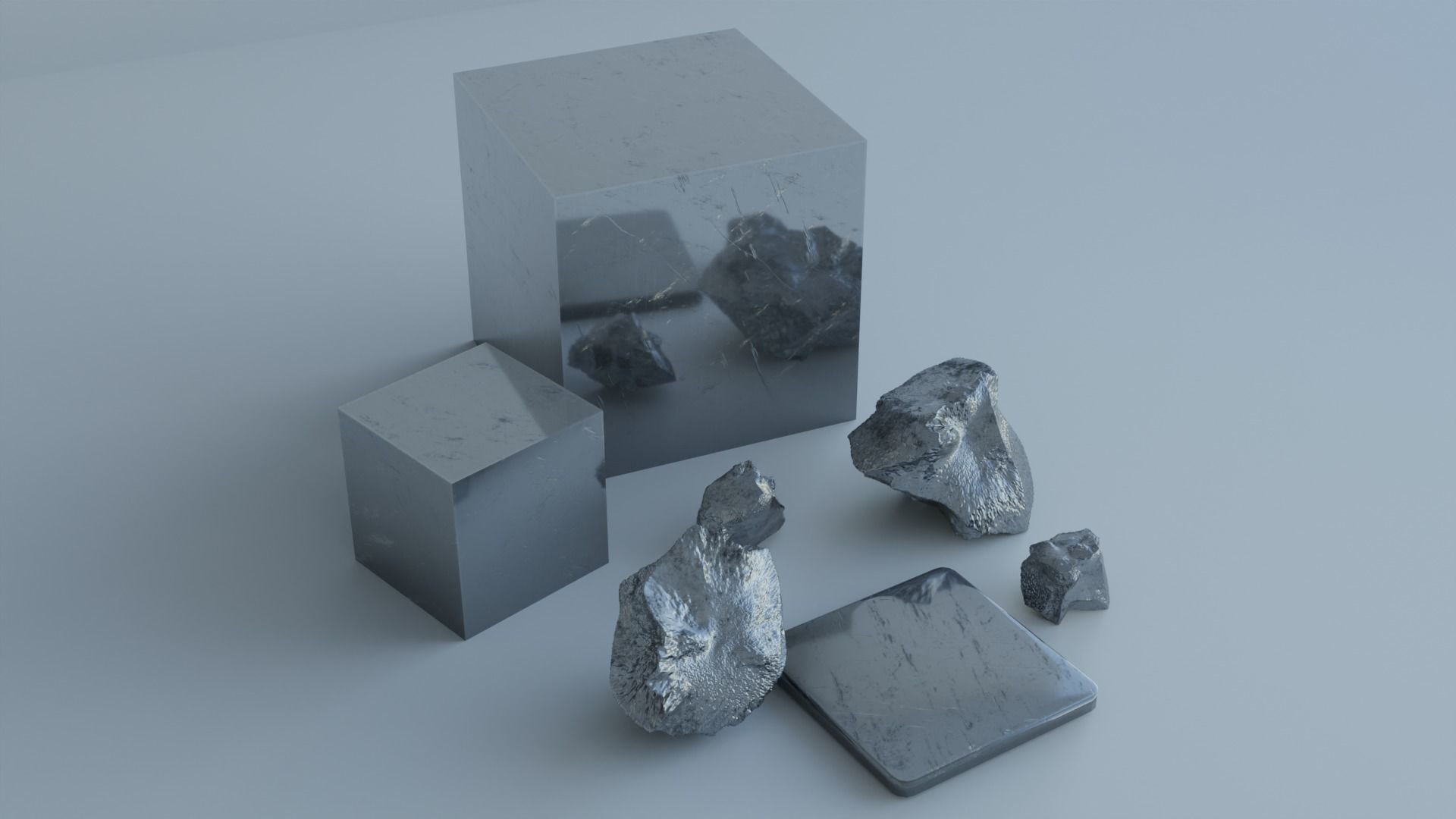Procedural Chromium 3D model_6