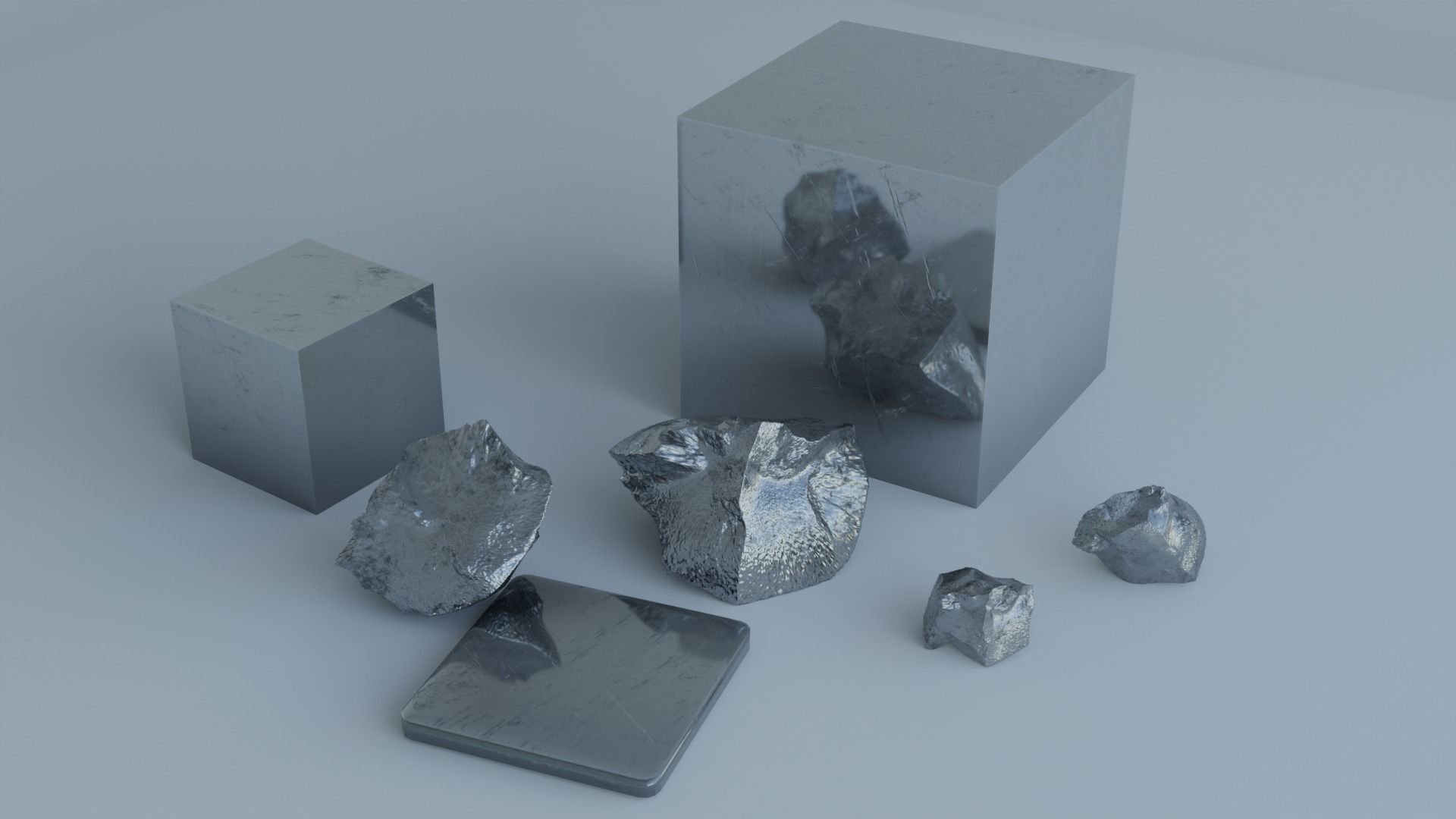 Procedural Chromium 3D model_5