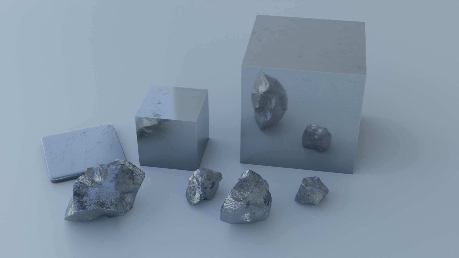 Procedural Chromium 3D model_8
