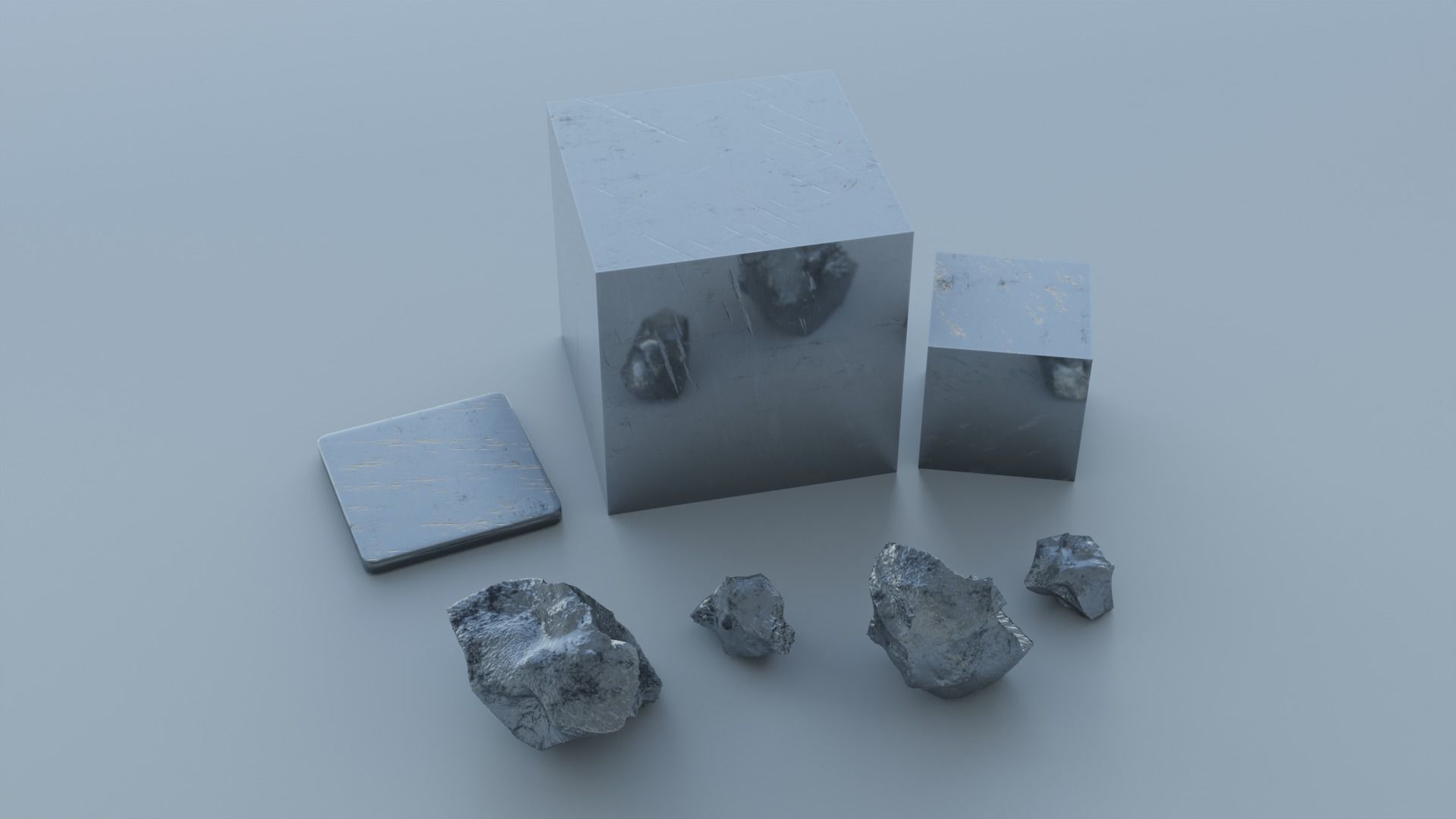 Procedural Chromium 3D model_9