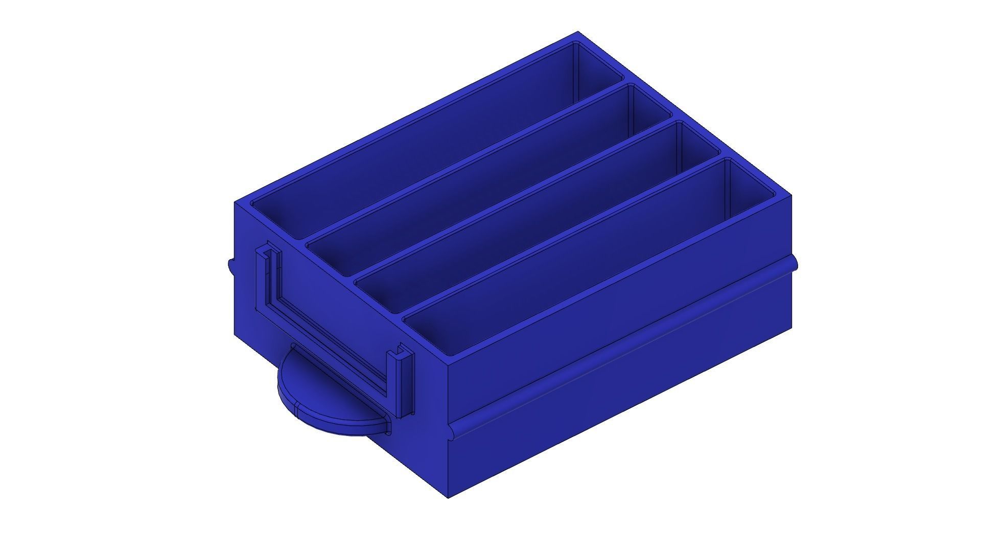 Modular Organizer With Container  3D print model_9
