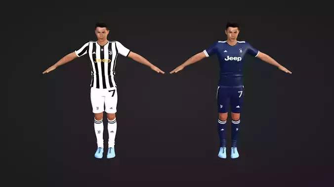 Cristiano Ronaldo - Juventus - Two Models