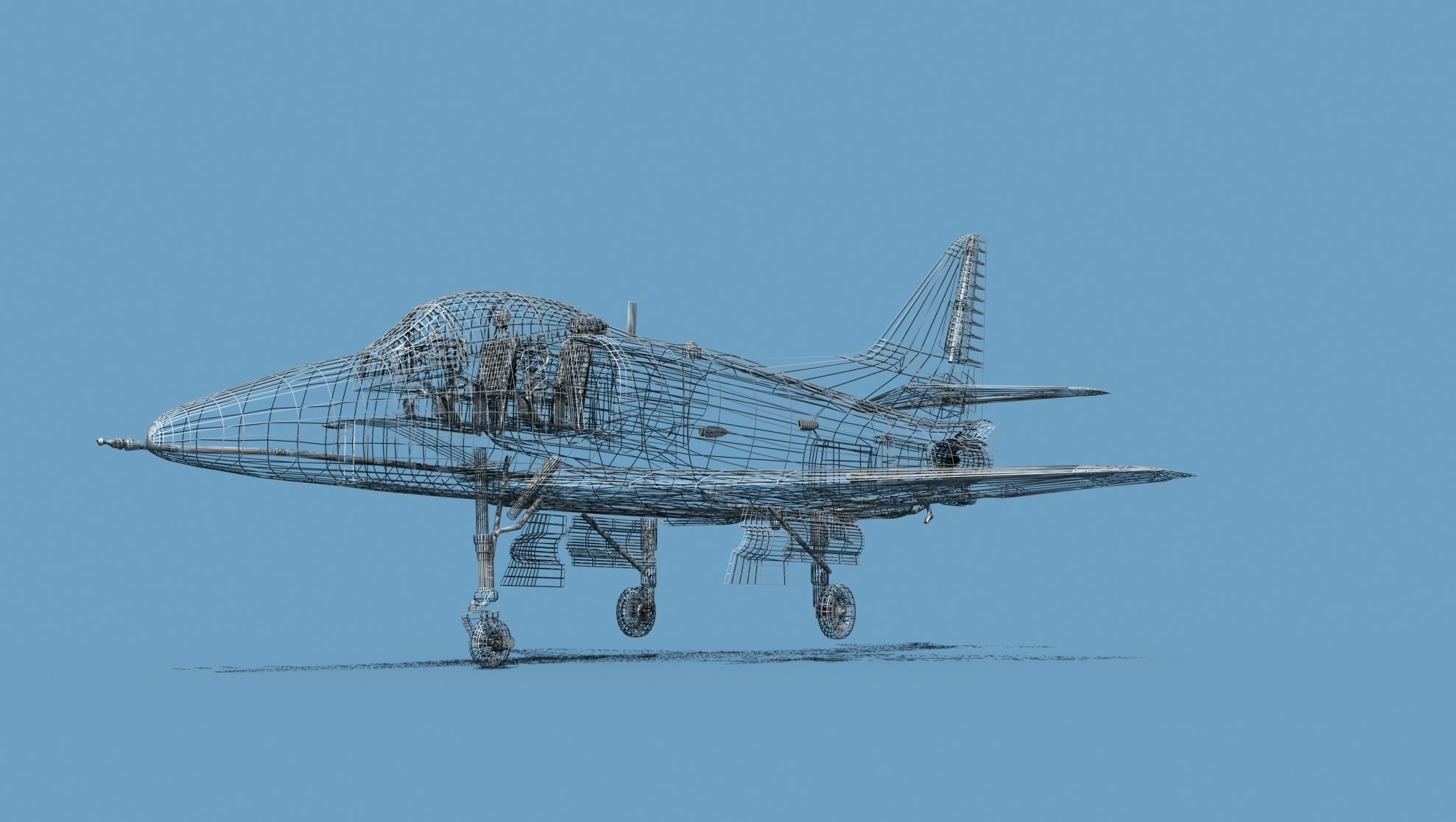 Douglas TA-4D Skyhawk V03 USN 3D model_12