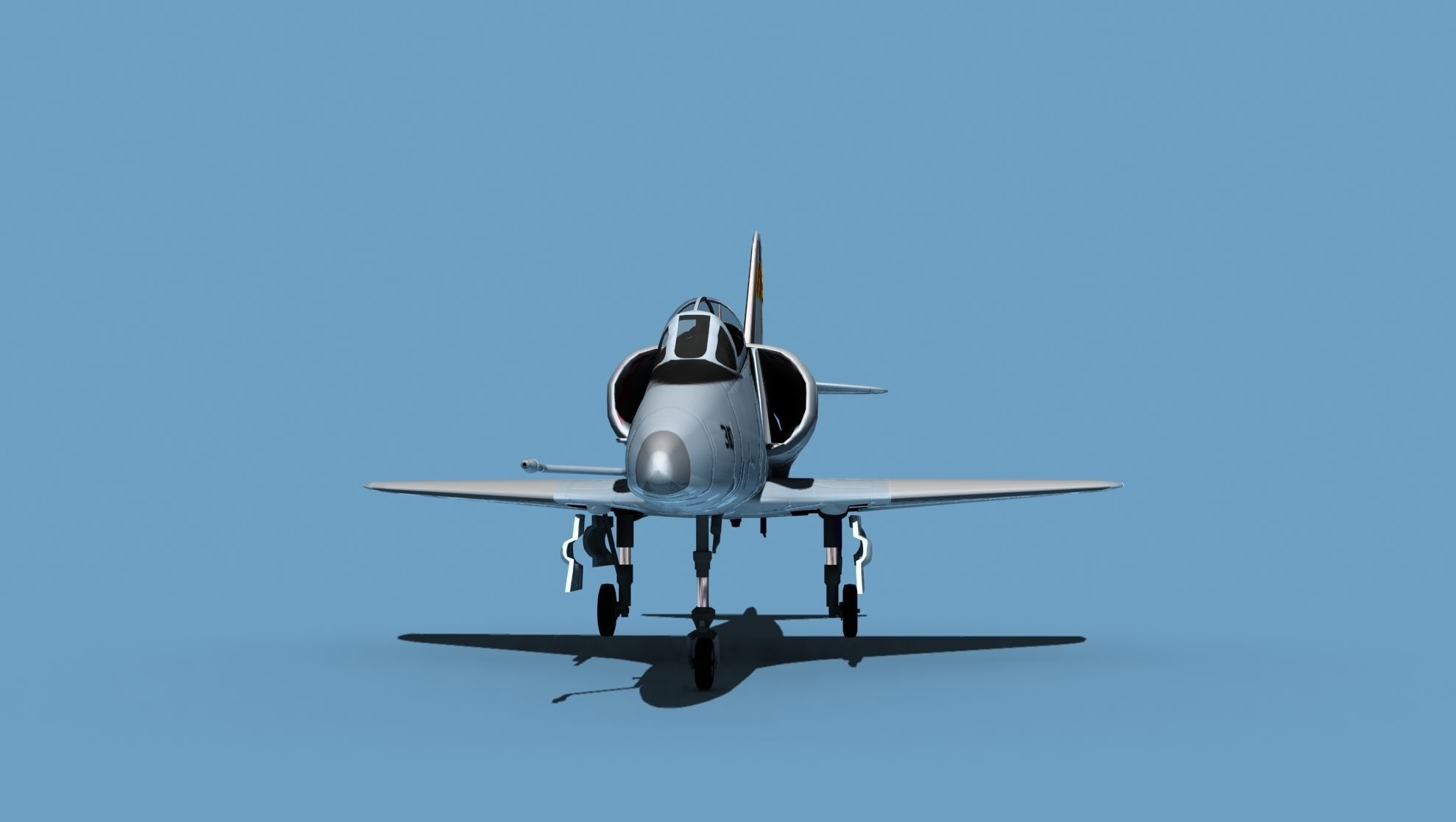 Douglas TA-4D Skyhawk V03 USN 3D model_1