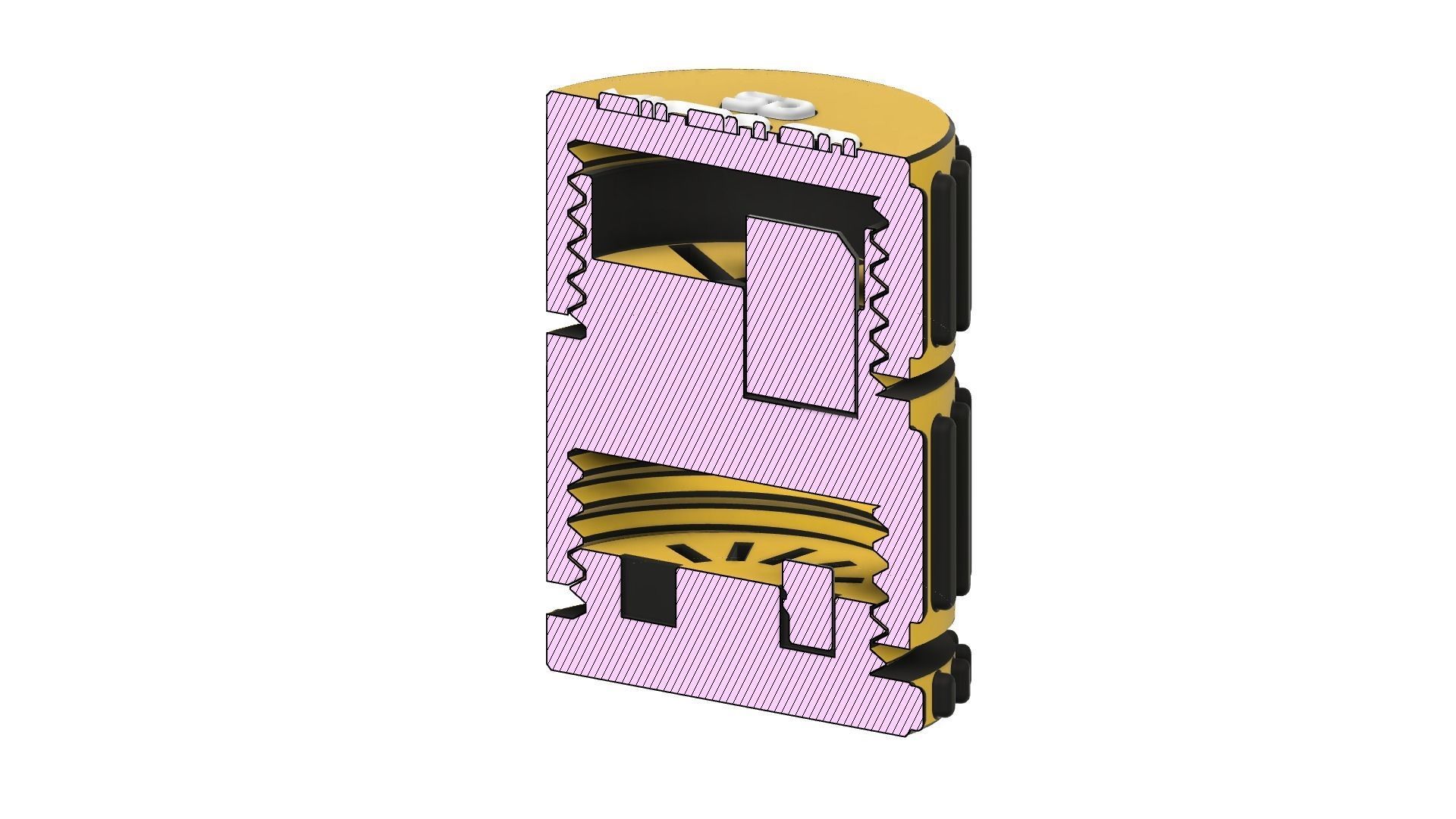 SD - MicroSD Card Holder 3D print model_2