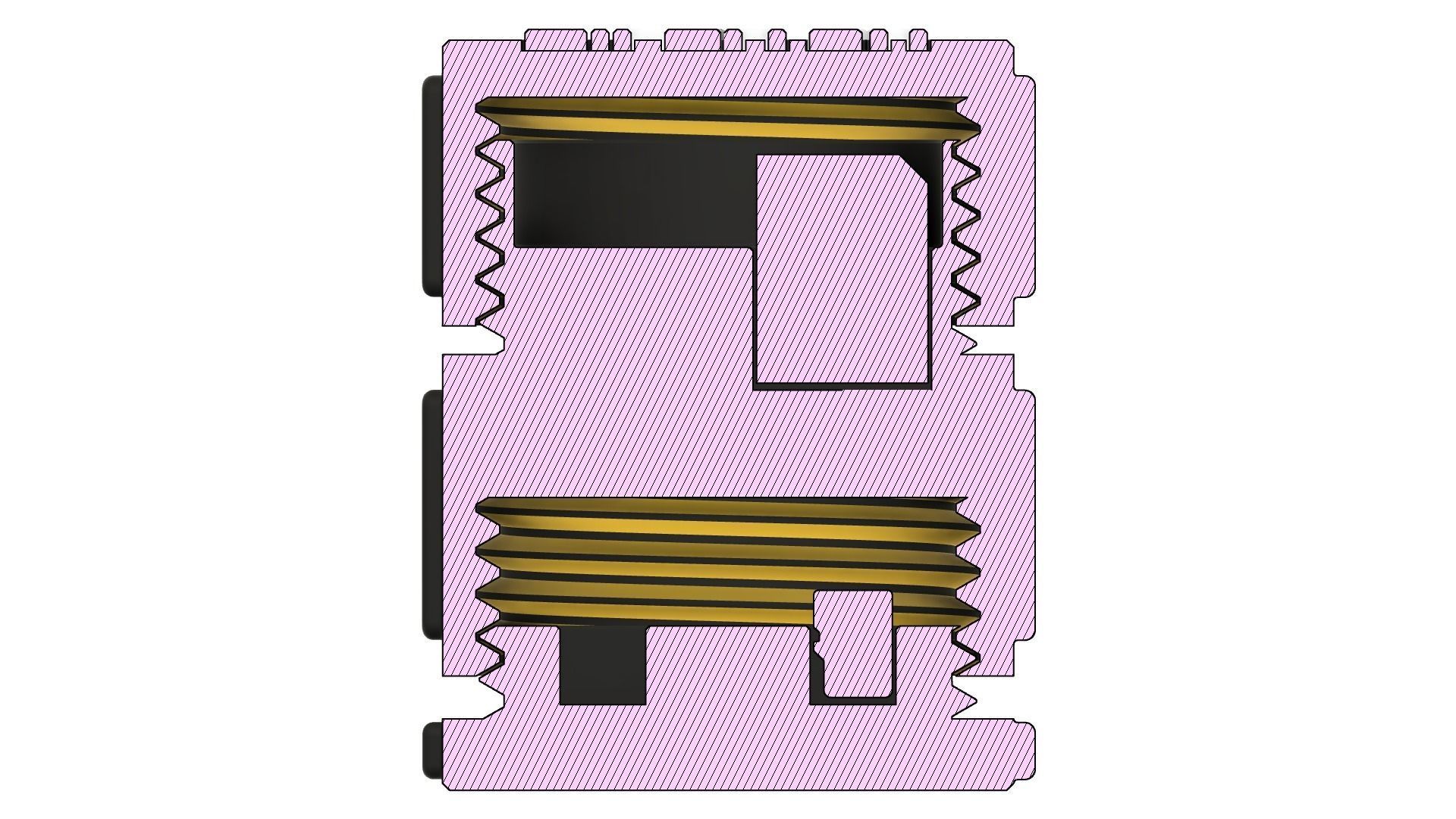 SD - MicroSD Card Holder 3D print model_1