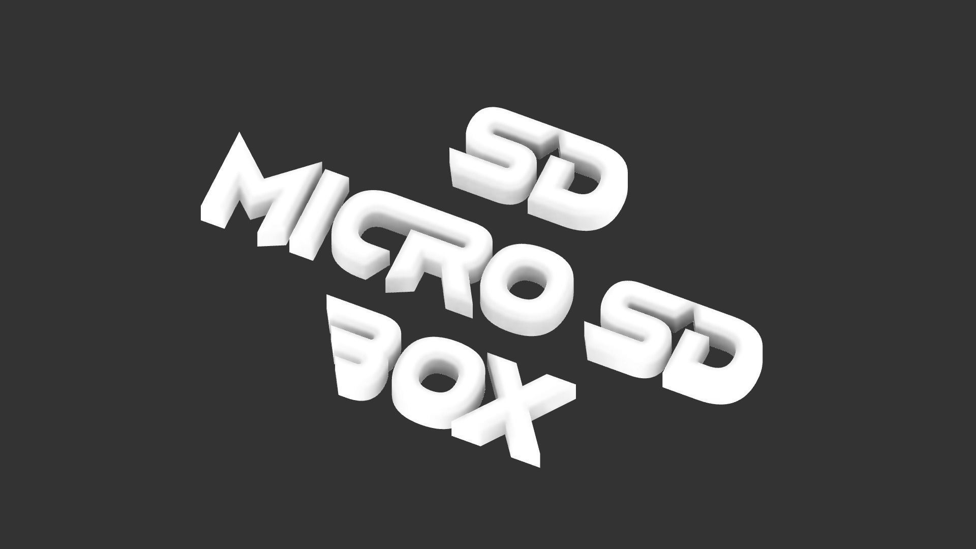 SD - MicroSD Card Holder 3D print model_8