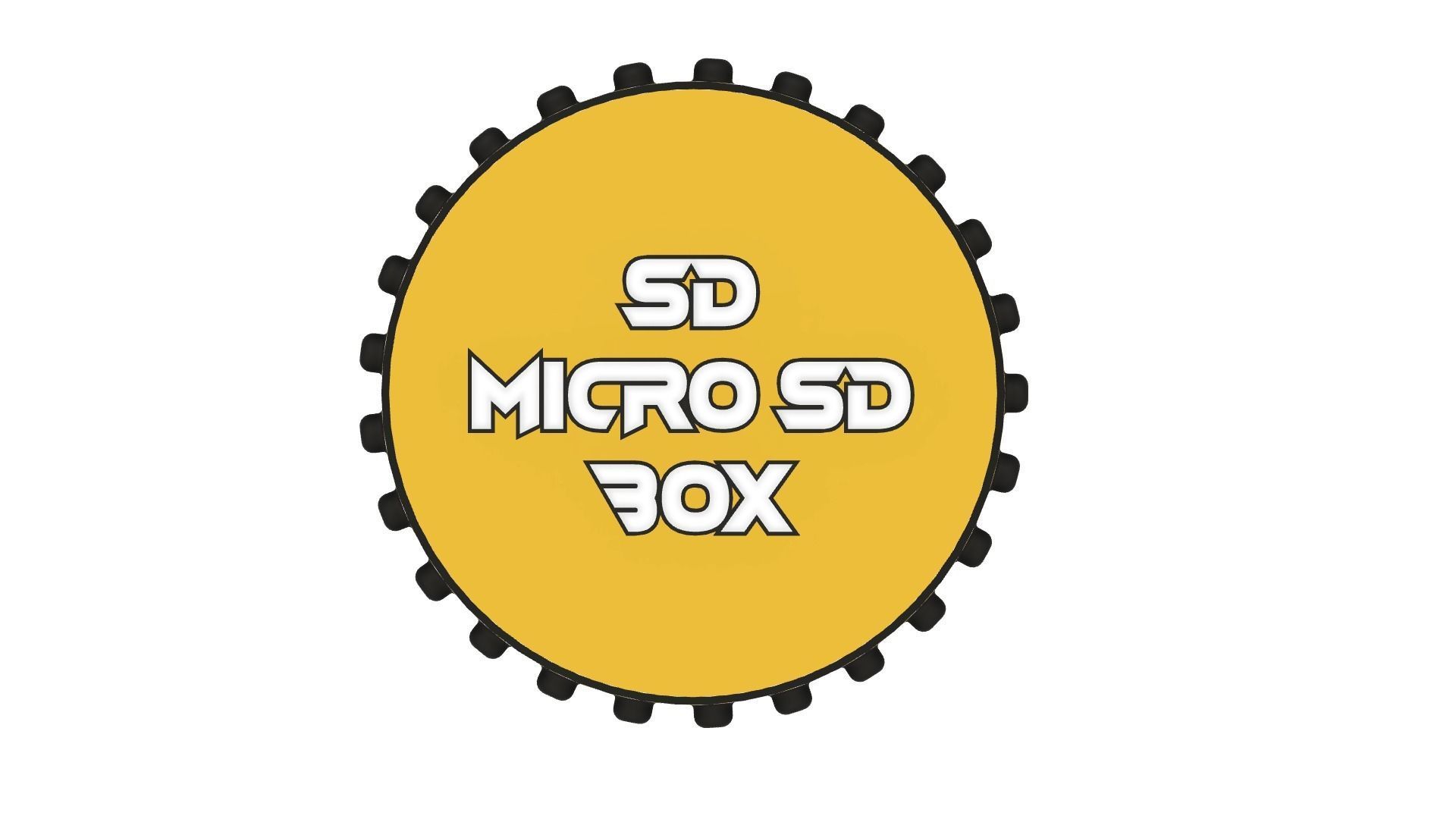 SD - MicroSD Card Holder 3D print model_9