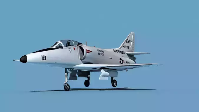 Douglas TA-4D Skyhawk V05 USMC