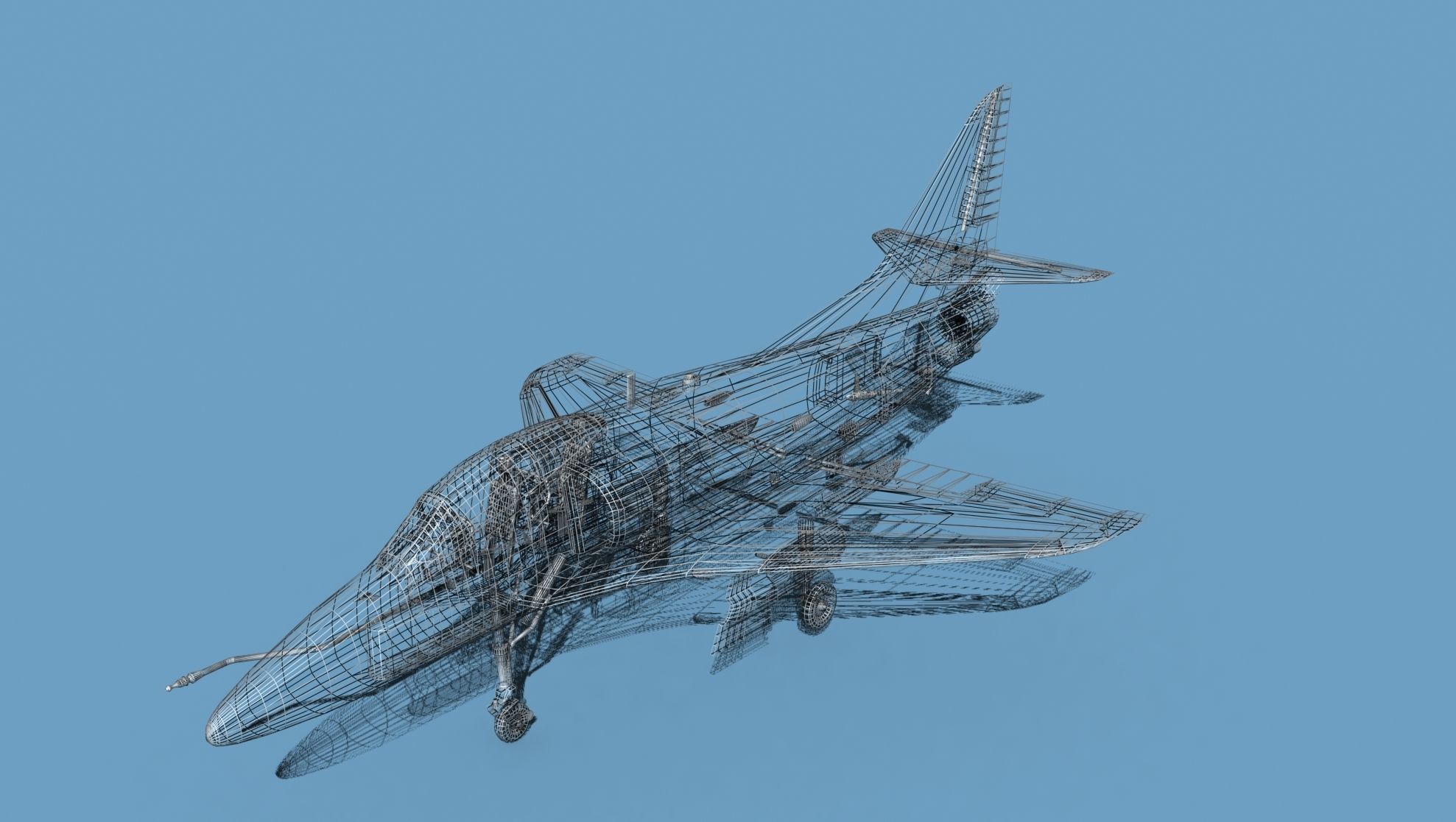 Douglas TA-4D Skyhawk V05 USMC 3D model_17