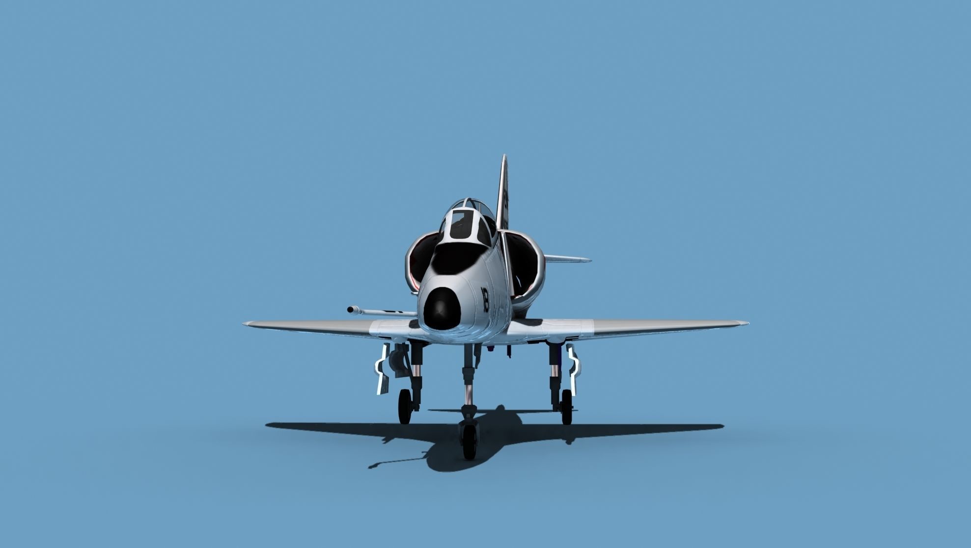 Douglas TA-4D Skyhawk V05 USMC 3D model_1