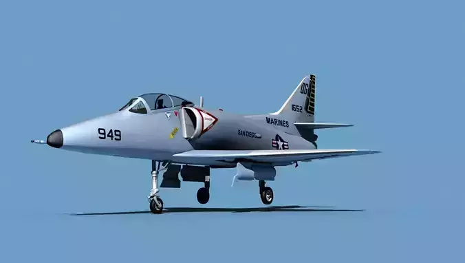 Douglas TA-4D Skyhawk V06 USMC