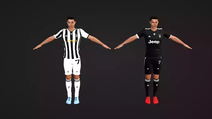 Cristiano Ronaldo - Juventus - Two Models