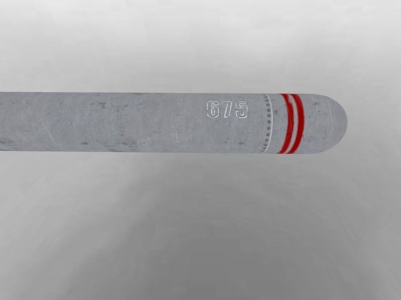 Torpedo Missile 3D model_1