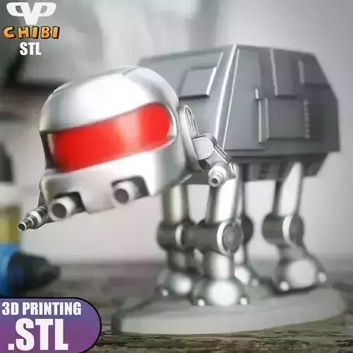 AT-AT Chibi STL for 3D Printing ChibiSTL 3DXM