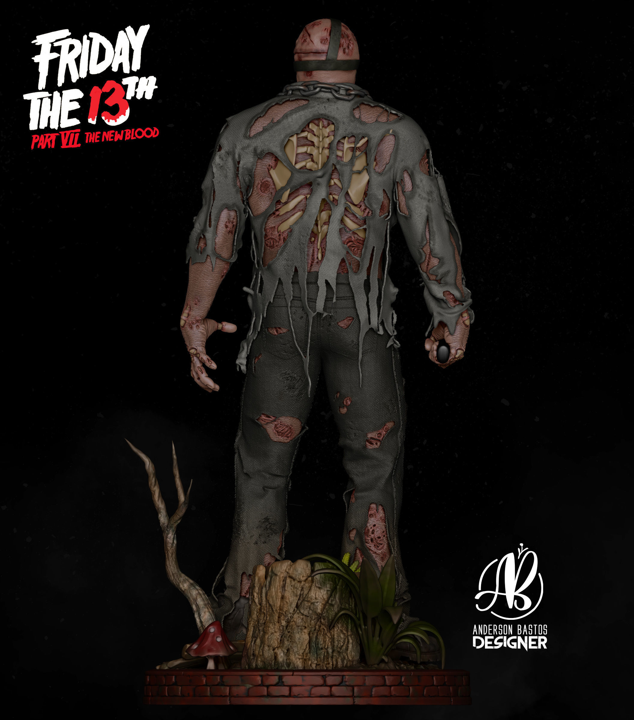 Jason Voorhees 3D print model_2
