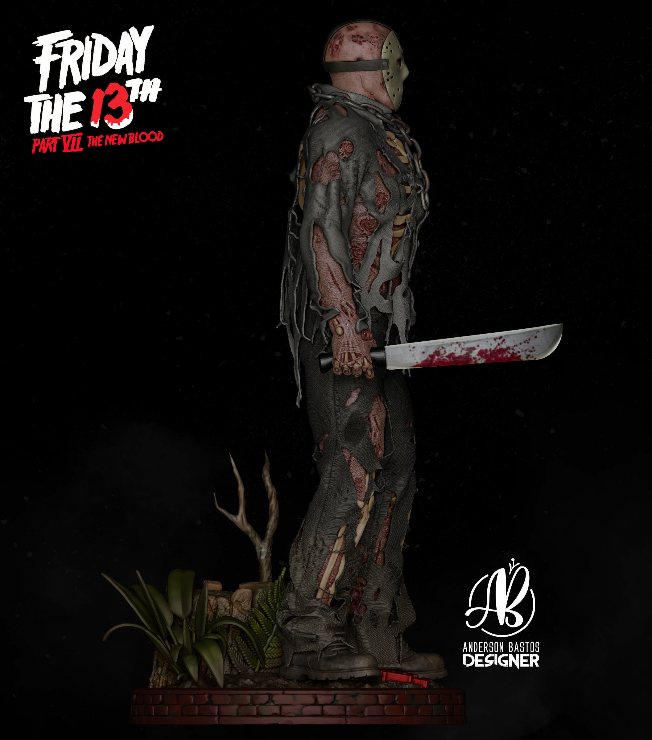 Jason Voorhees 3D print model_3