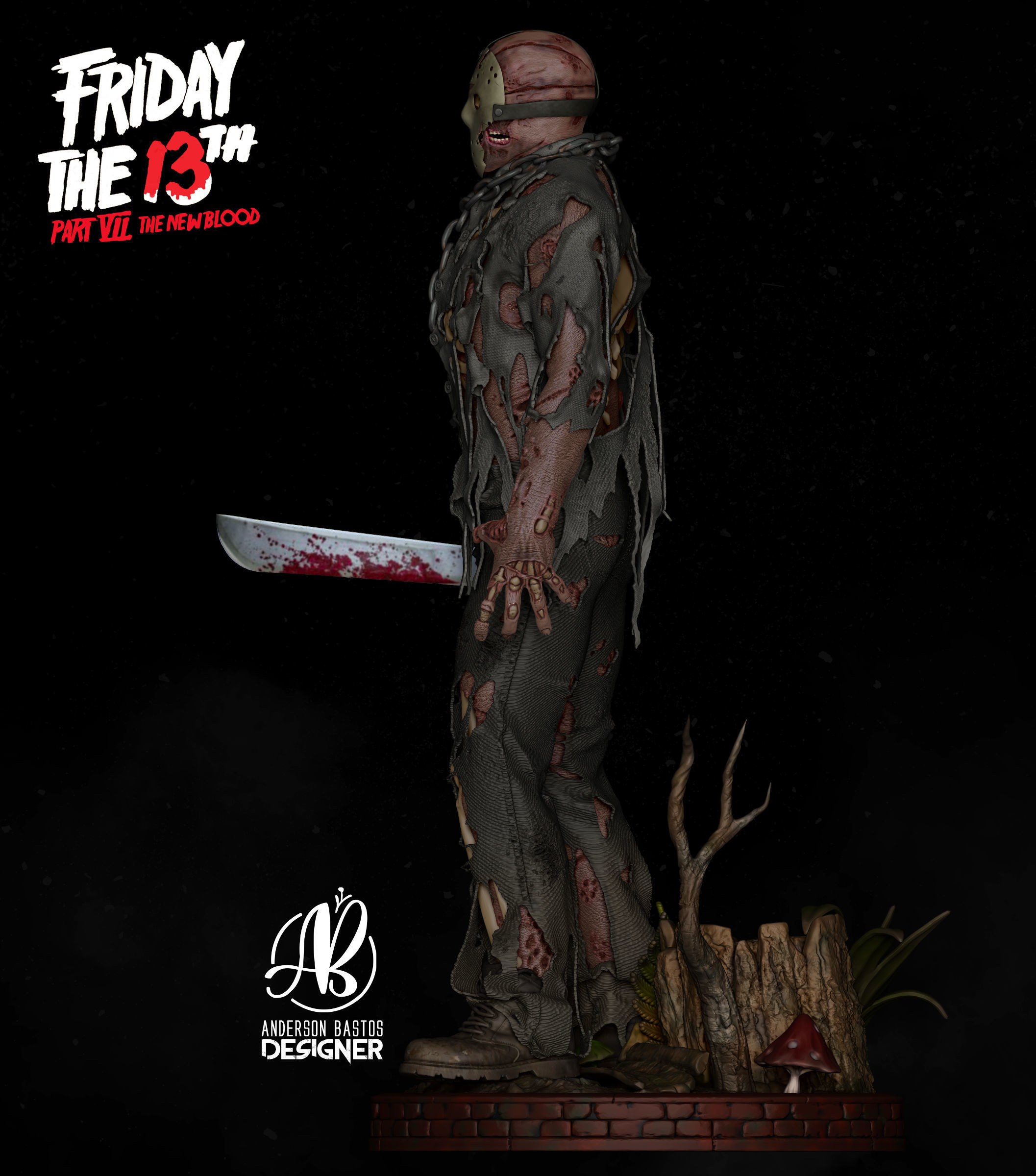 Jason Voorhees 3D print model_4