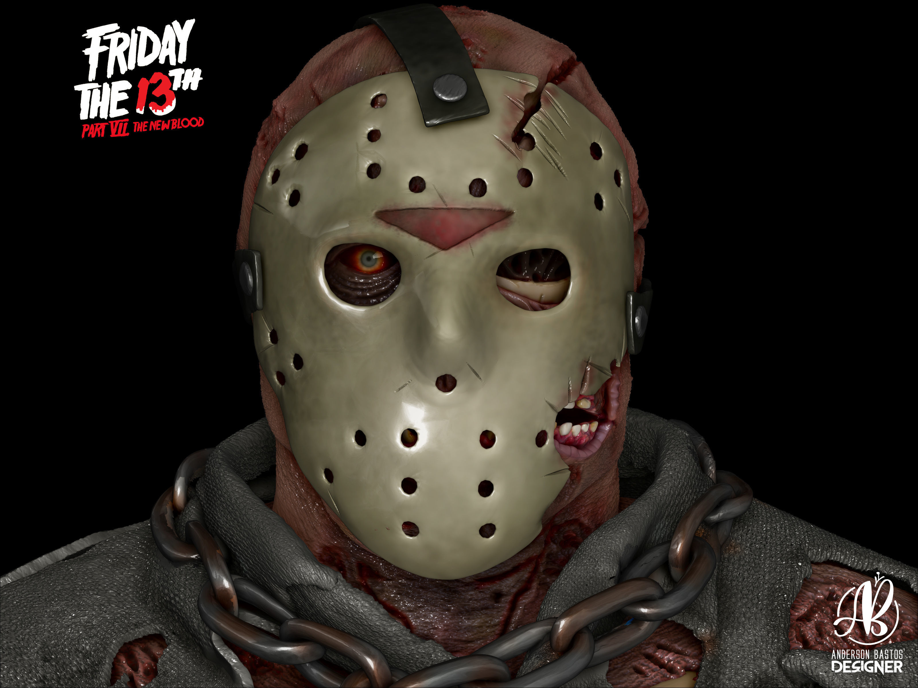 Jason Voorhees 3D print model_5