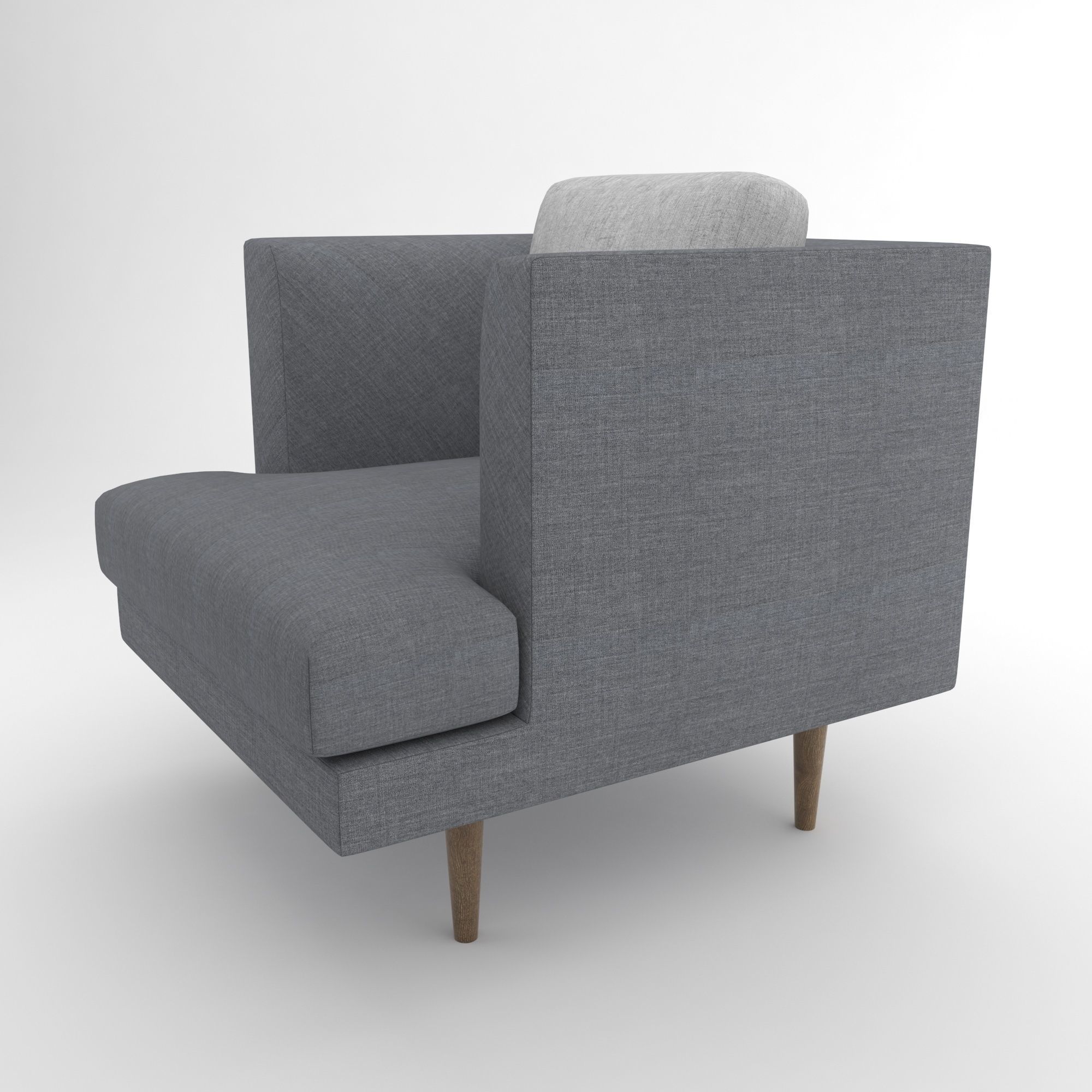 Armchair 3D model_2
