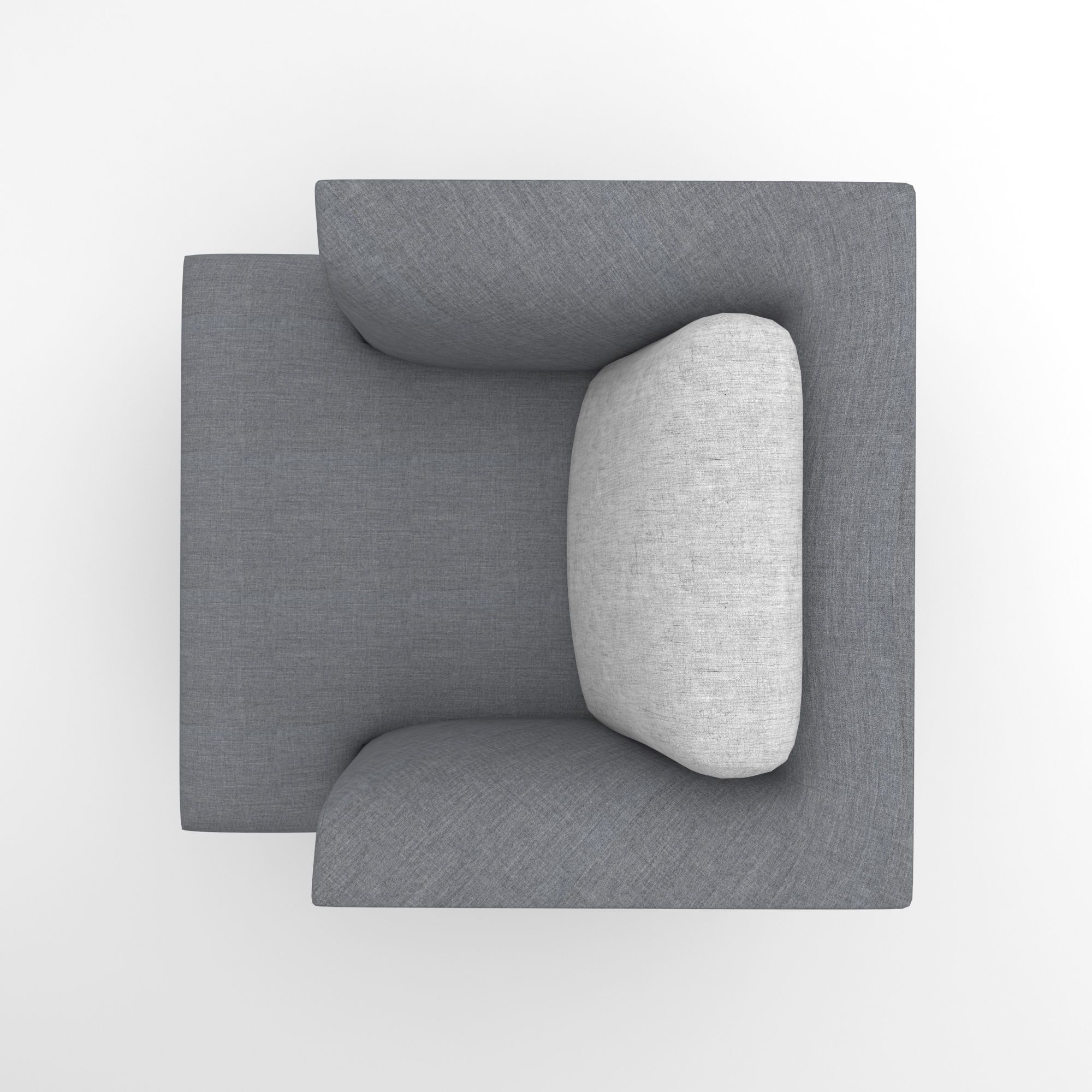 Armchair 3D model_4