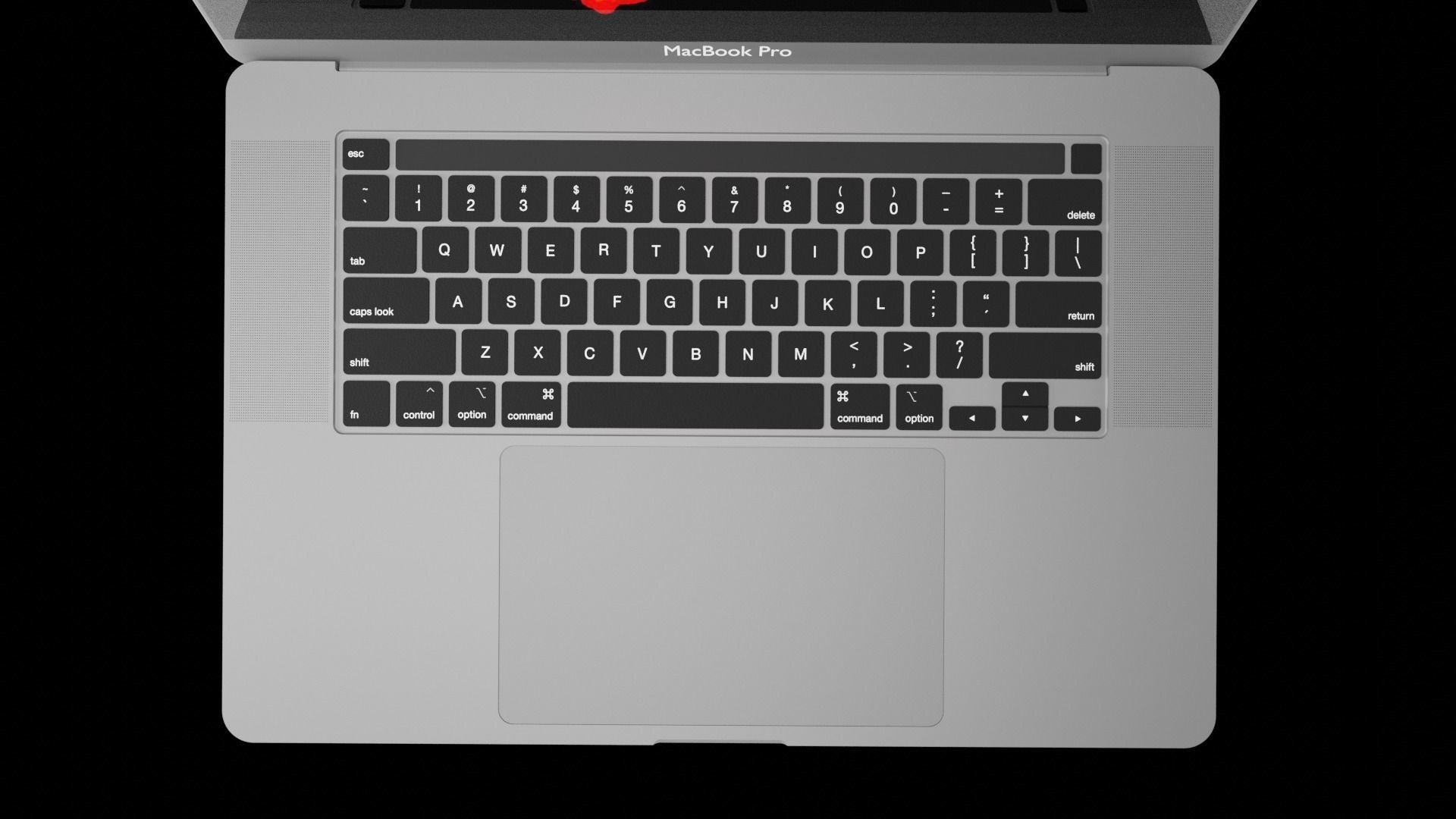 MacBook 3D Blender 3D model_1