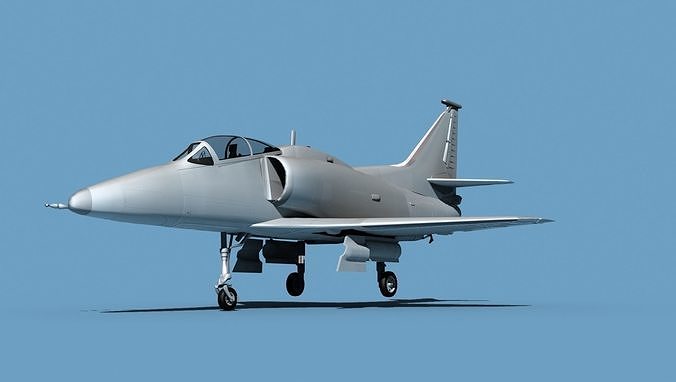 Douglas TA-4M Skyhawk V00 3D model