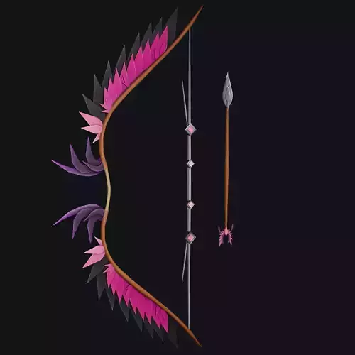 Concept game ready PBR BOW