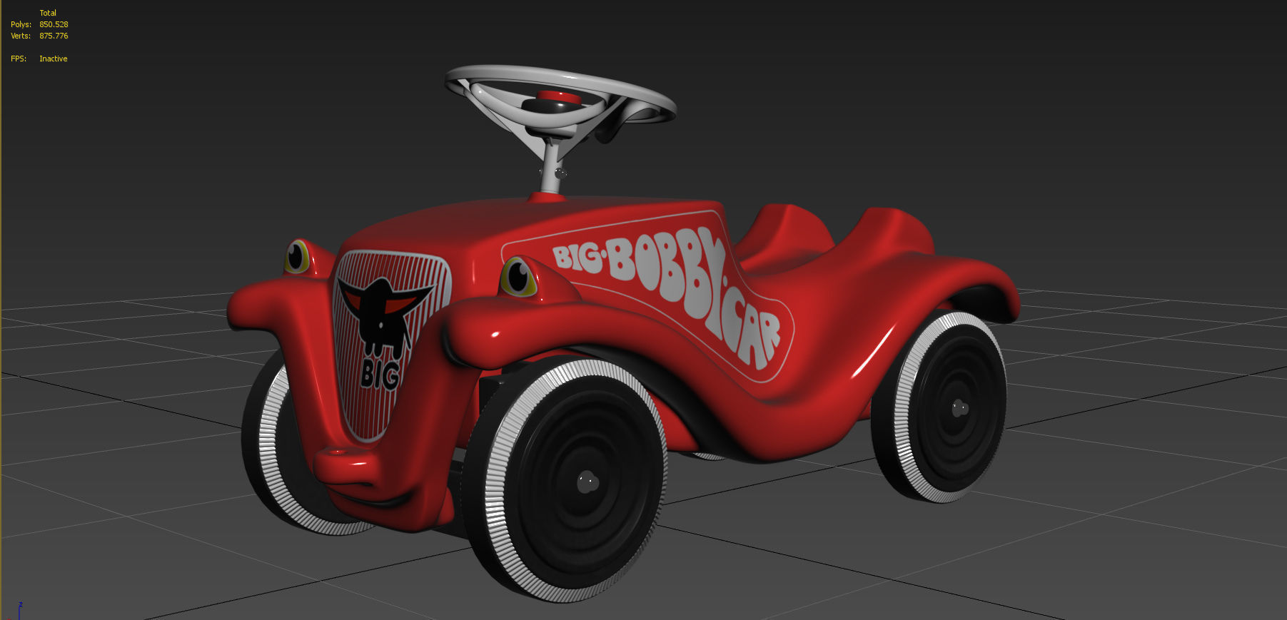 Big Bobby Car Toy 3D model_6