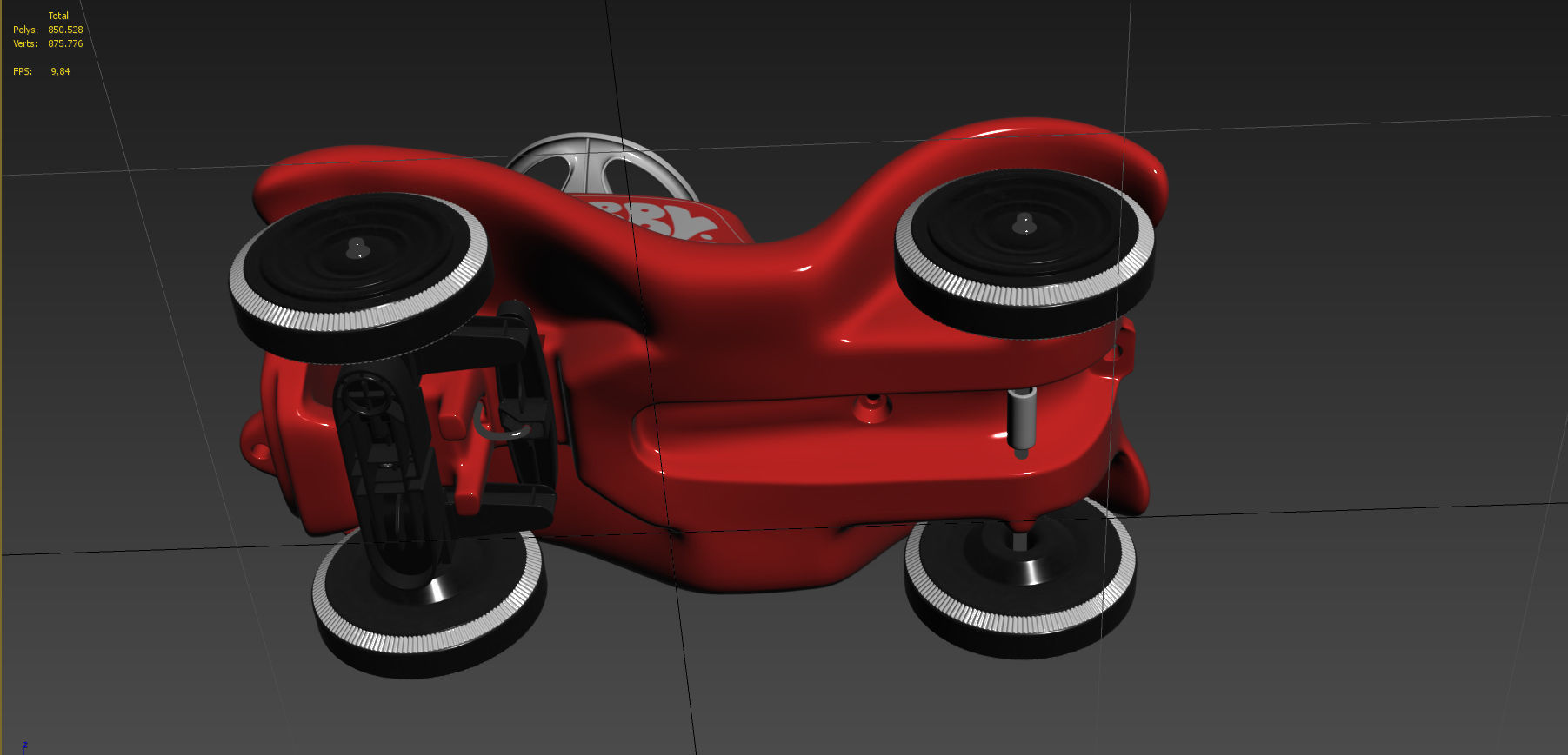 Big Bobby Car Toy 3D model_7
