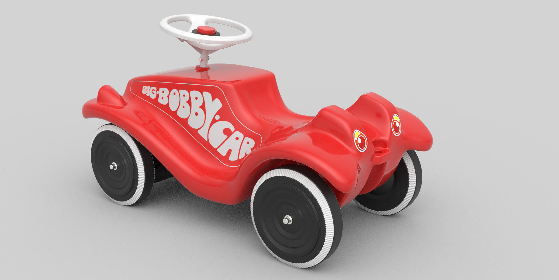 Big Bobby Car Toy 3D model_1