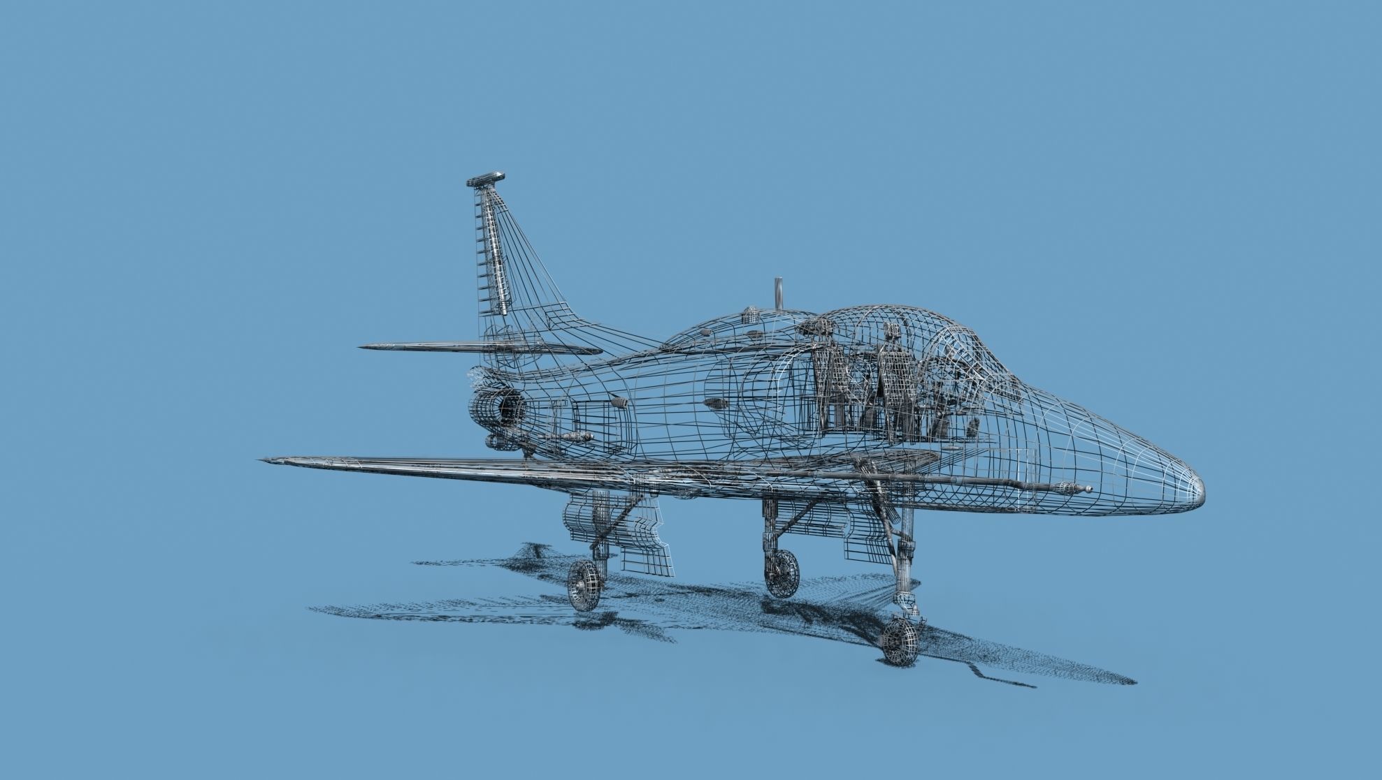 Douglas TA-4M Skyhawk V02 USN 3D model_14