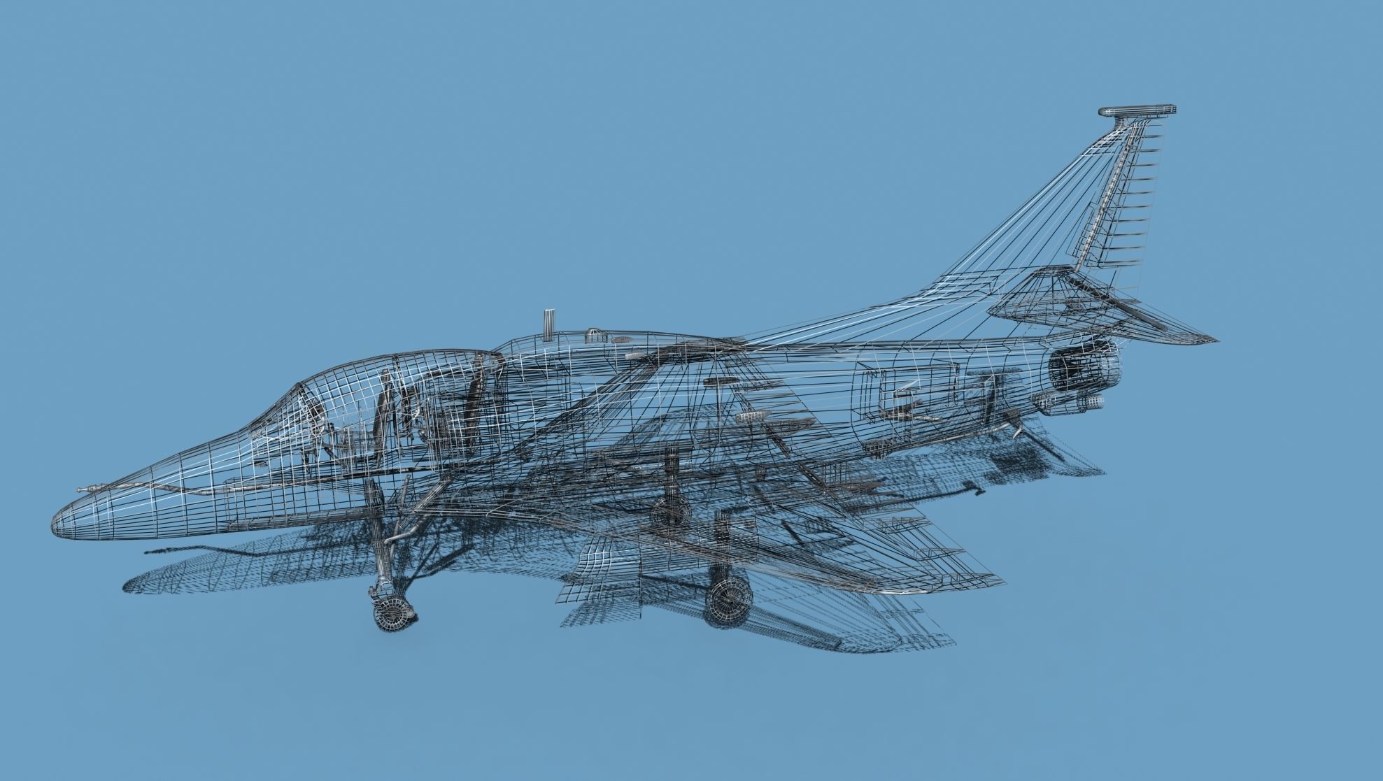 Douglas TA-4M Skyhawk V02 USN 3D model_21