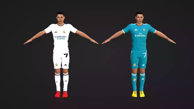 Cristiano Ronaldo - Real Madrid - Two Models