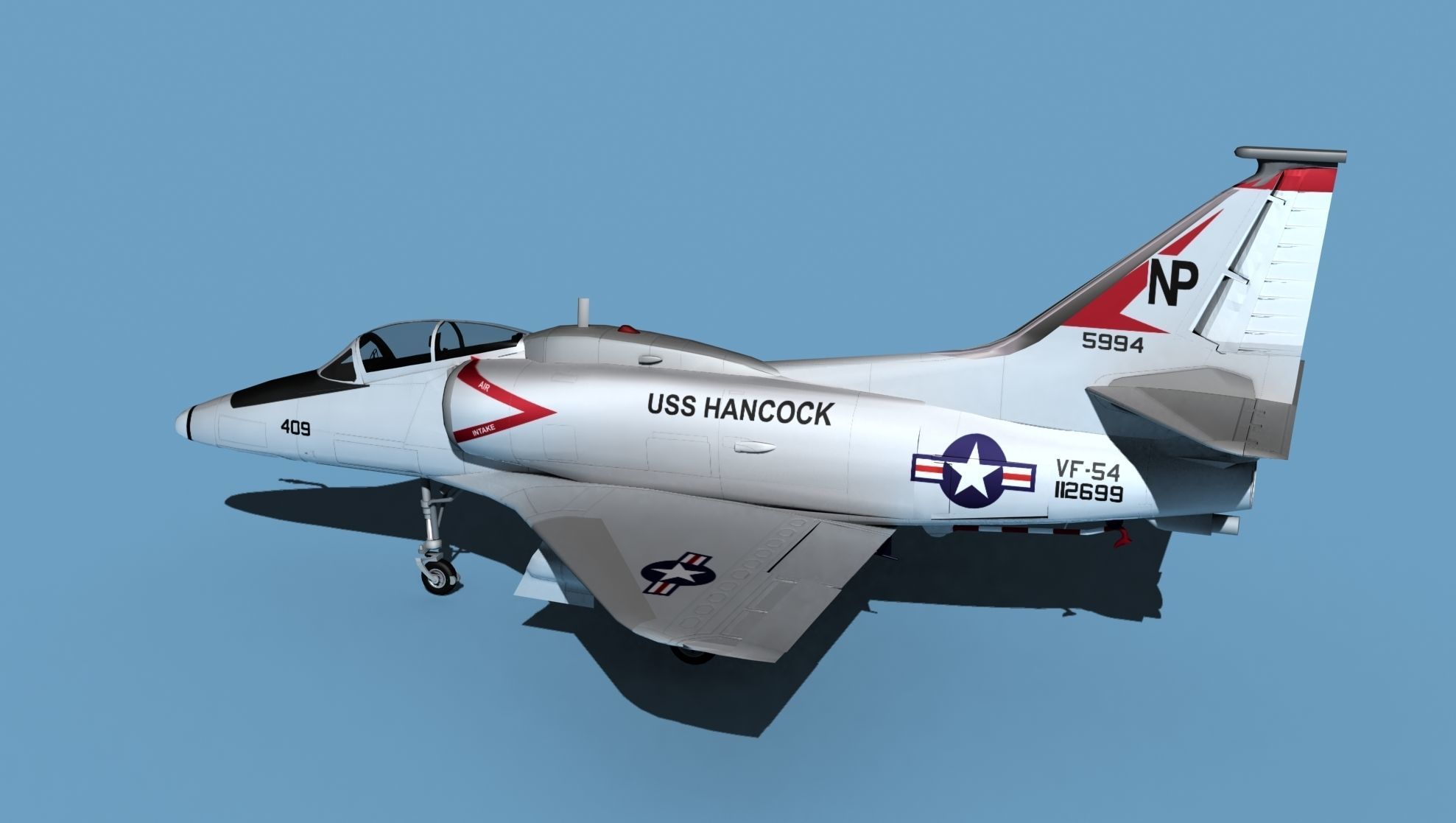 Douglas TA-4M Skyhawk V03 USN 3D model_8