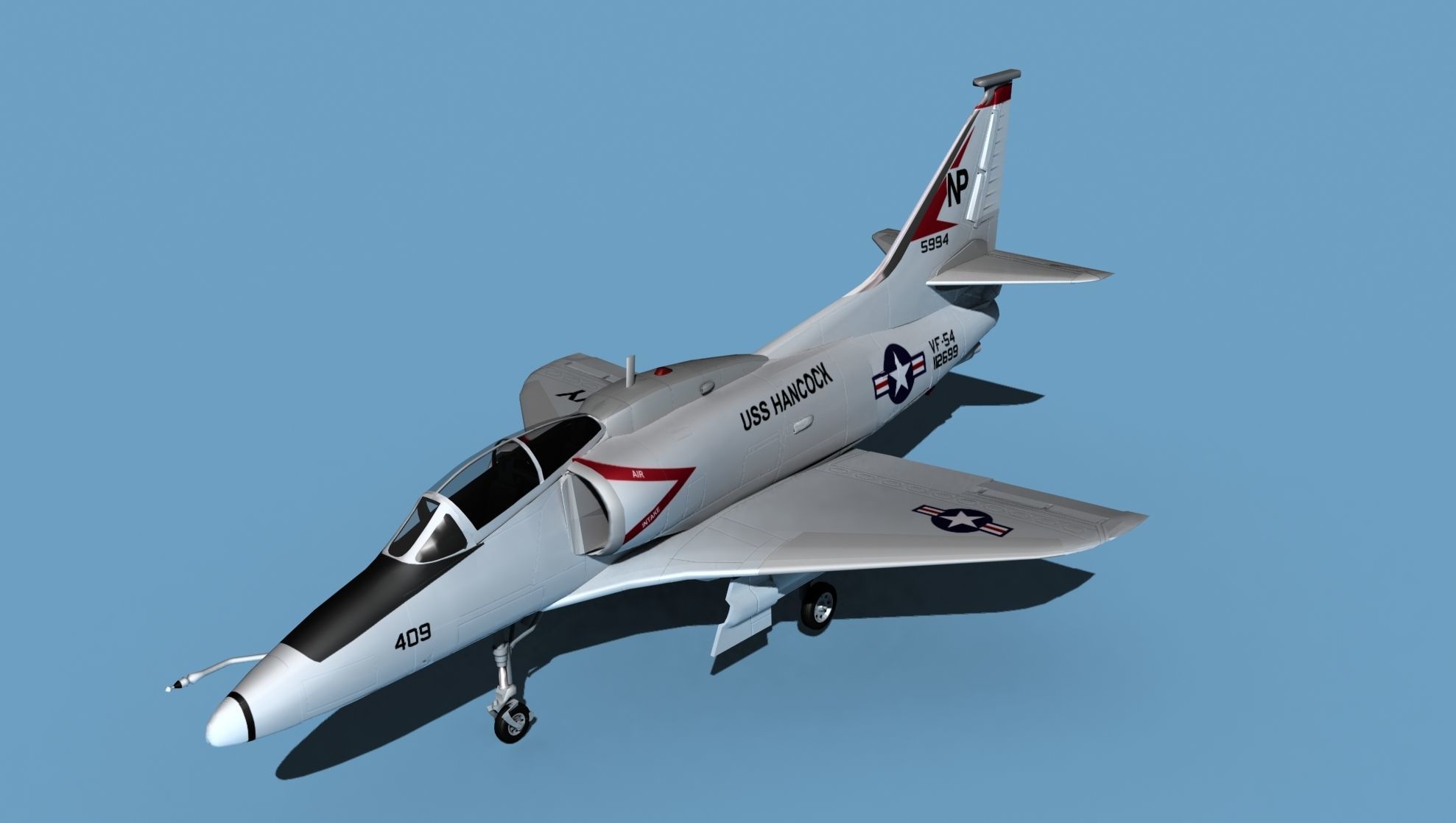 Douglas TA-4M Skyhawk V03 USN 3D model_10