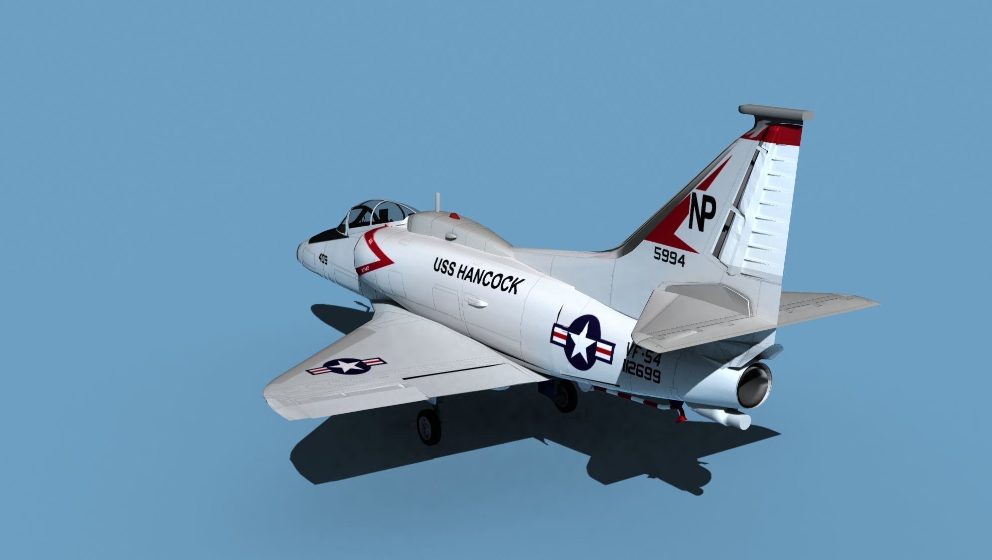 Douglas TA-4M Skyhawk V03 USN 3D model_7