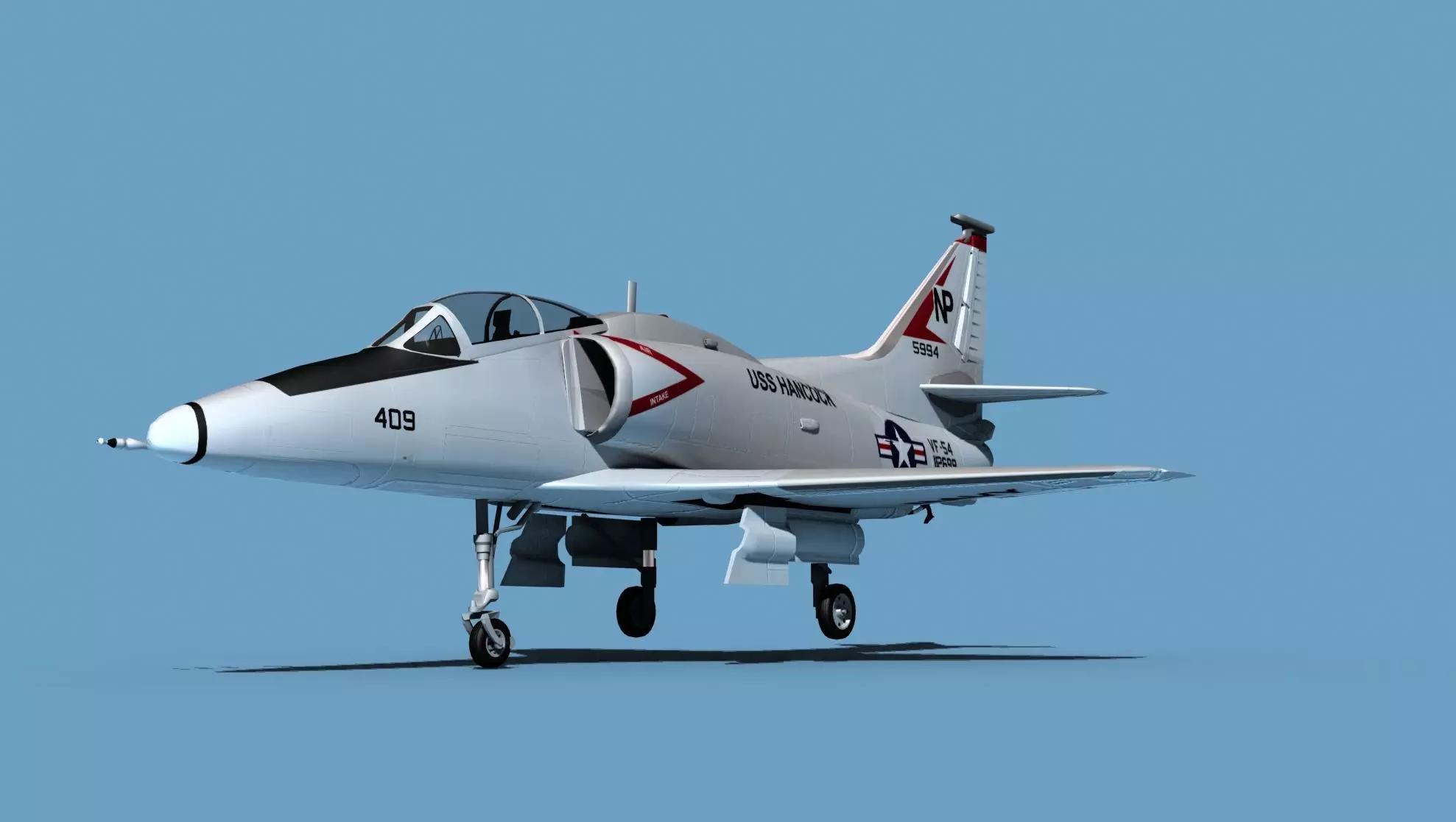 Douglas TA-4M Skyhawk V03 USN 3D model_0