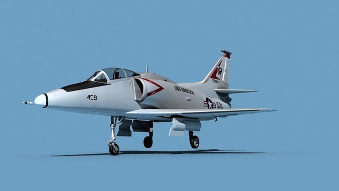 Douglas TA-4M Skyhawk V03 USN 3D model