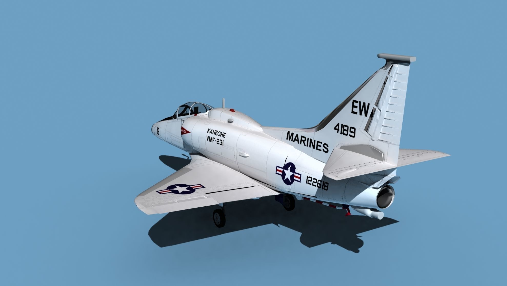 Douglas TA-4M Skyhawk V04 USMC 3D model_7
