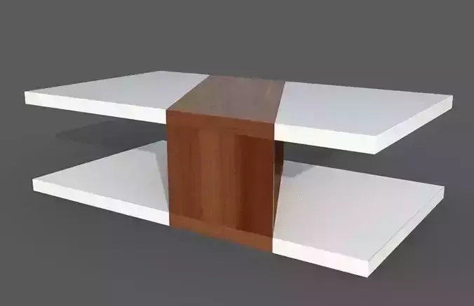 Modern Center Table Low Poly Low-poly 3D model