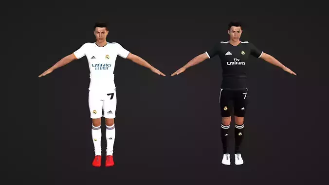 Cristiano Ronaldo - Real Madrid - Two Models