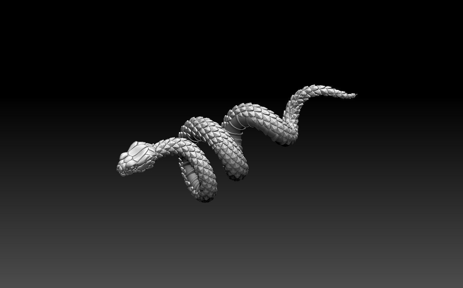 snake 3D print model_67