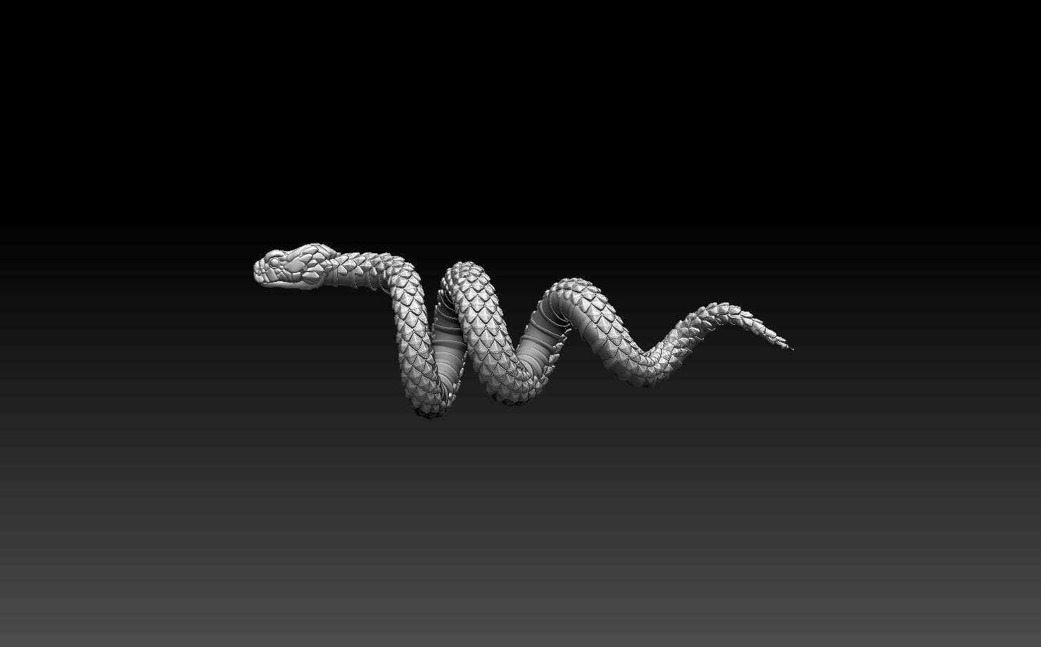 snake 3D print model_26