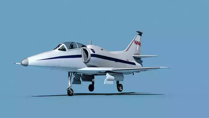 Douglas TA-4M Skyhawk V08 NASA