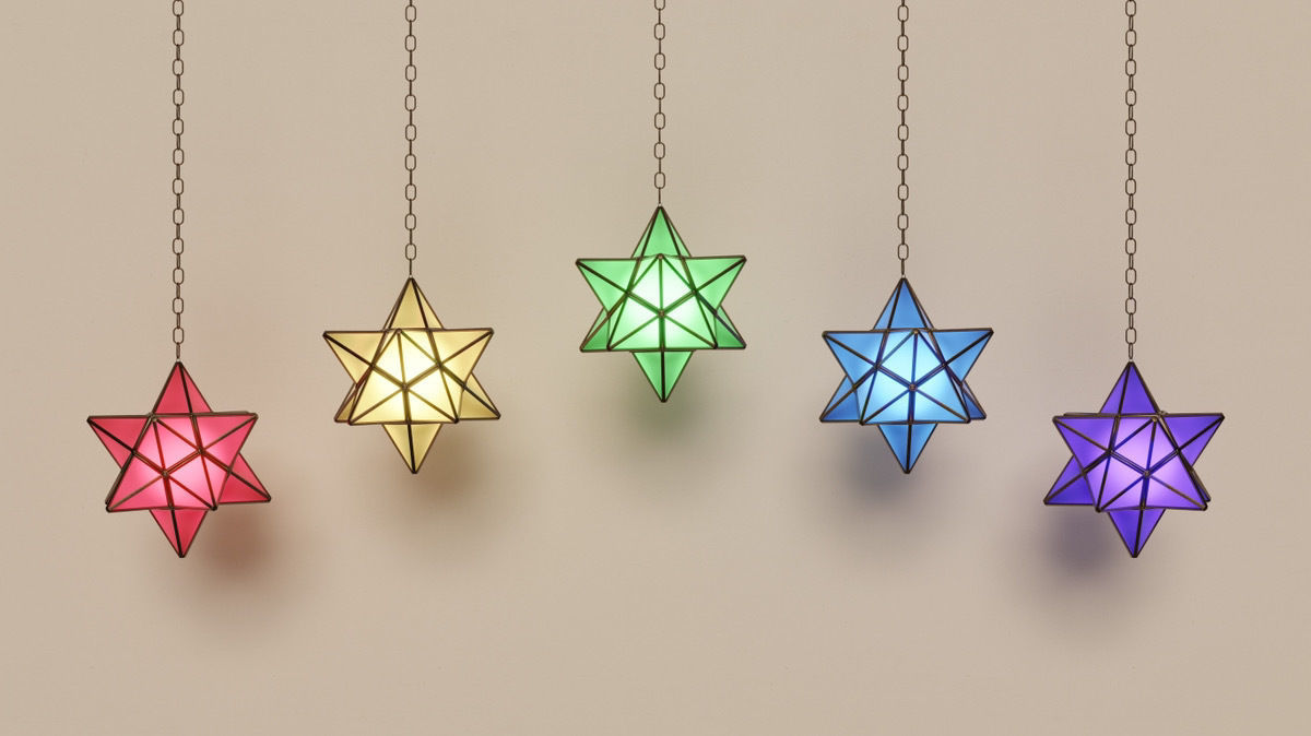 Star Shape Lamp 3D model_5