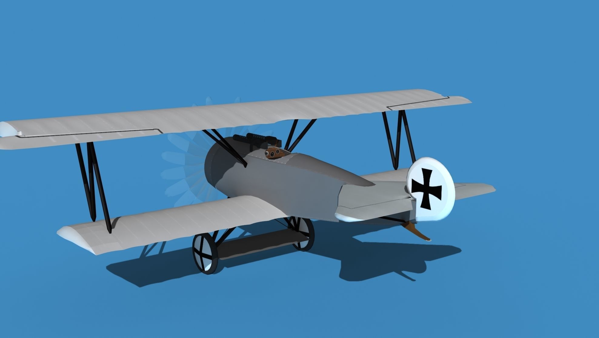Fokker D-VI V00 3D model_7