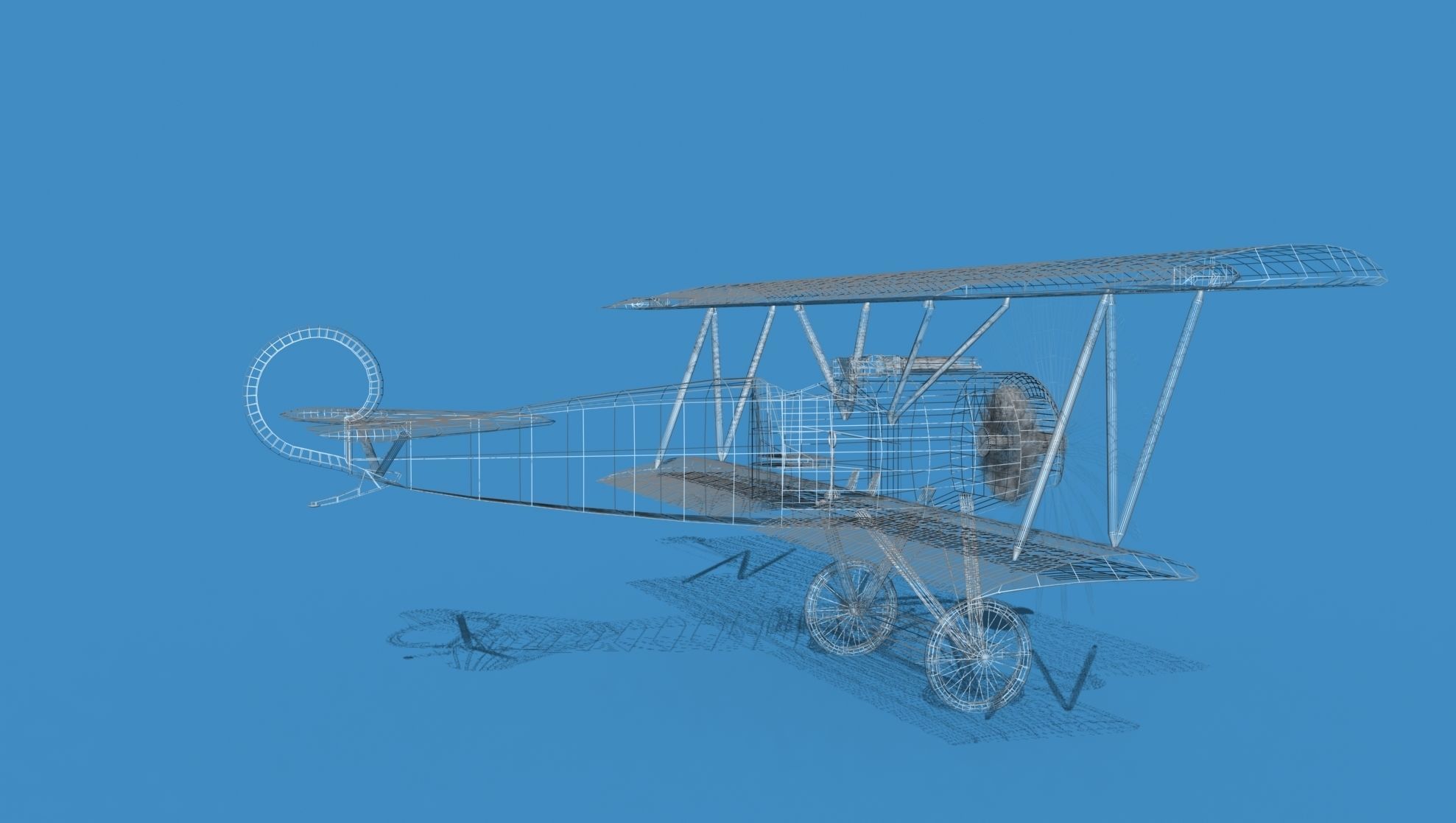 Fokker D-VI V00 3D model_15