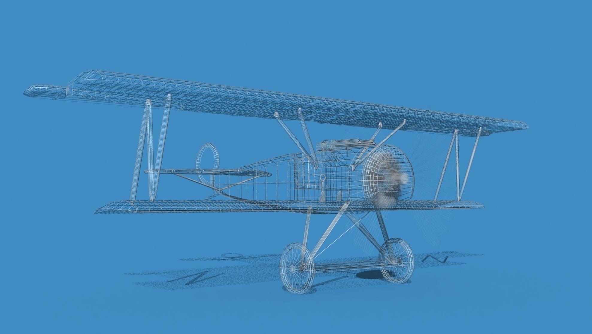 Fokker D-VI V00 3D model_13